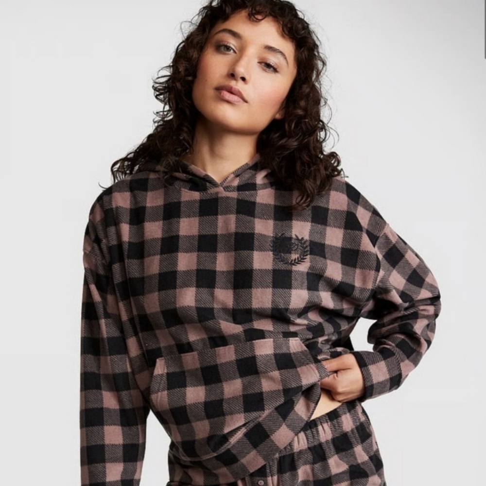 Fleece Hooded Sleep Top